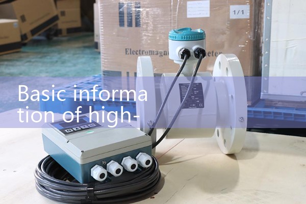 High pressure mud flowmeter