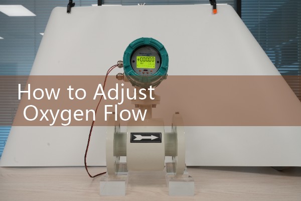 How to Adjust Oxygen Flow Meter: Rotate the needle valve knob counterclockwise until the center of the float ball aligns with the desired liter mark.